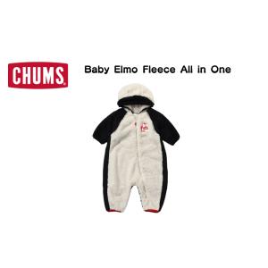 CHUMS ／ チャムス  Baby Elmo Fleece All in One ベビーエルモフリースオールインワン(ベビー｜アウター) 男の子 女の子｜kooka