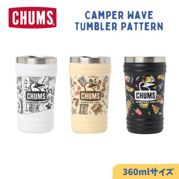 CHUMS ／ チャムス Camper Wave Tumbler Pattern キャンパーウェーブ...
