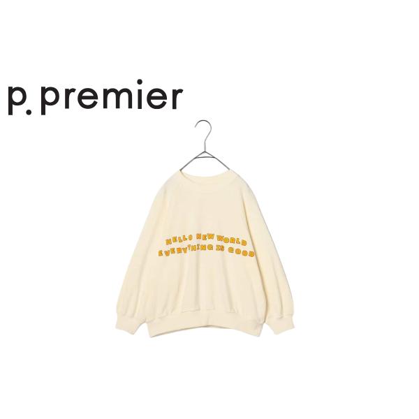 p.premier ／ ピードットプルミエ 子供服  イロチ買いしたいスプリングロゴトレーナー  女...