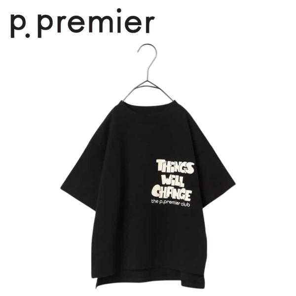 p.premier ／ ピードットプルミエ 子供服　SHIRO-KUROグラフィックTシャツ  男の...