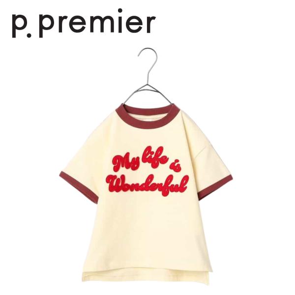 p.premier ／ ピードットプルミエ 子供服　フェルトリンガーT リンク  女の子　2026S...
