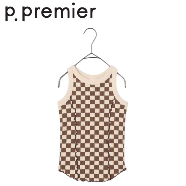 p.premier ／ ピードットプルミエ 子供服　 配色メロウリブタンクトップ 男の子　女の子　2...