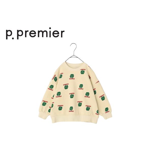 p.premier ／ ピードットプルミエ 子供服  イロチ買いしたい総柄トレーナー リンク  女の...
