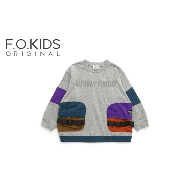 F.O.KIDS ／ エフオーキッズ 子供服　UTILITY POCKET Tシャツ　男の子 女の子...