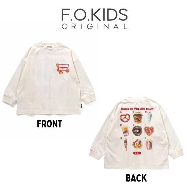 F.O.KIDS ／ エフオーキッズ 子供服　バックプリントロンT　男の子 女の子　