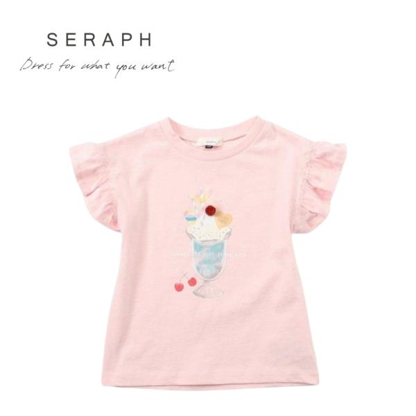【SALE】【40%OFF】Seraph ／ セラフ 子供服　夏のスイーツモチーフTシャツ   女の...