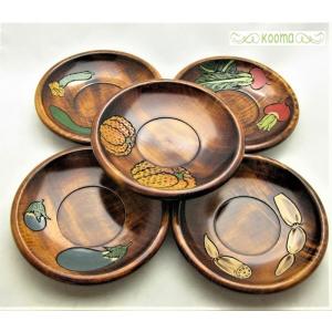 煎茶道具 煎茶器 茶托 茶たく モール 二段網 平安銅政作 5枚セット