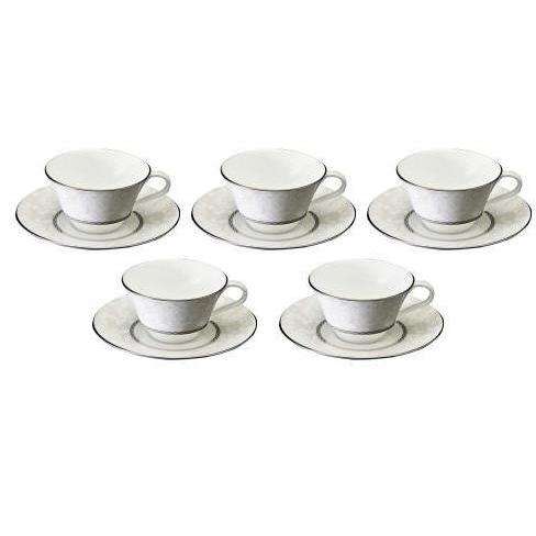 ナルミ NARUMI ミラノビアンカ ５客兼用碗皿セット 51461-21795の５客箱入り 洋食器...