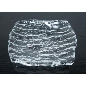 クリアガラス皿 トルコ製 ラモス スクウェアプレート Ｓ 約14×12 AR−111 ガラス食器 角...