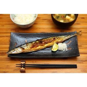 美濃焼 日本製 藍窯変サンマ皿 和食器 長皿 長角皿 焼き物皿 さんま皿