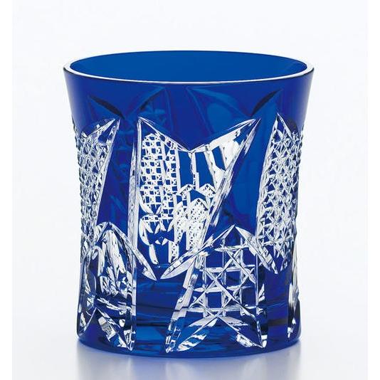 東洋佐々木ガラス 八千代切子 日本製 矢絣柄 やがすりがら オンザロック LS19590SULM-C...