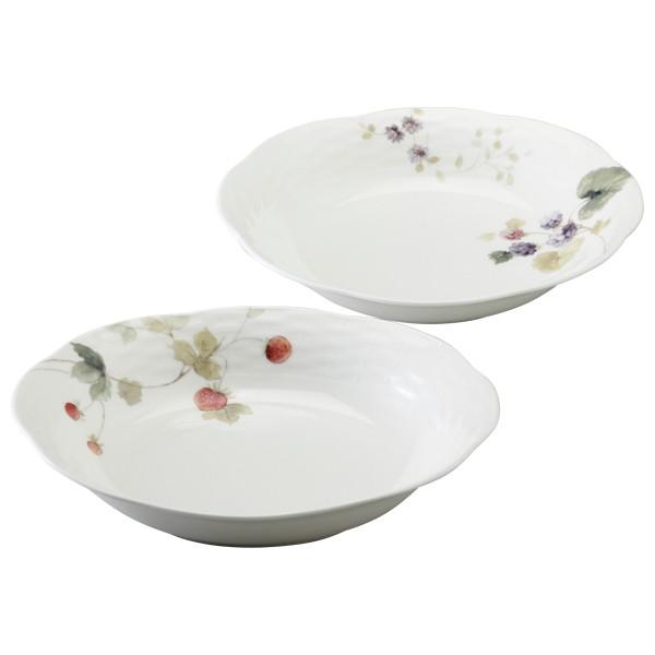 ナルミ NARUMI ルーシーガーデン オーバルプレートペア 約23cm 96011-23065P ...