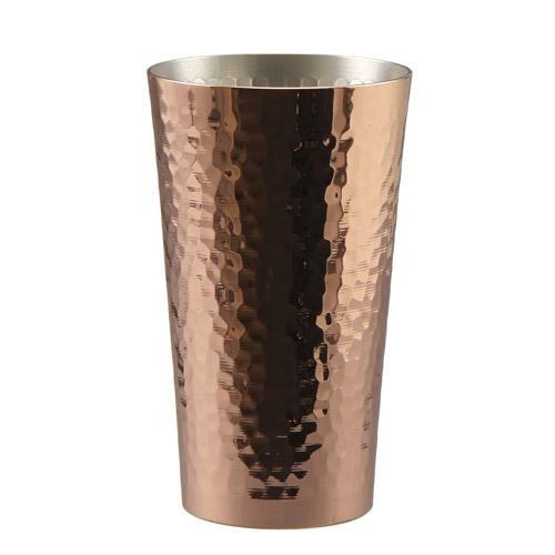銅 日本製  銅タンブラー 約500ml S-503 ビール 焼酎 アイスコーヒー ご贈答 ギフト ...