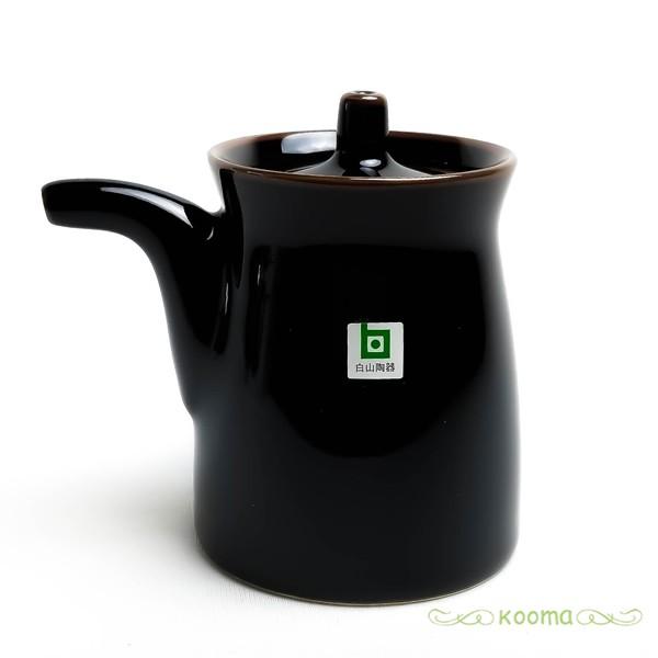 白山陶器 波佐見焼 日本製 G型しょうゆさし 天目 (大) 和食器 醤油さし 醤油入れ 調味料入れ ...