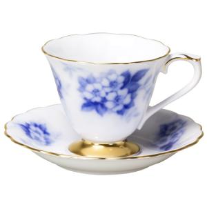 大倉陶園 日本製 ローズカップコレクション 第2回「ノイバラ」 コーヒーカップ＆ソーサー 46C/A...