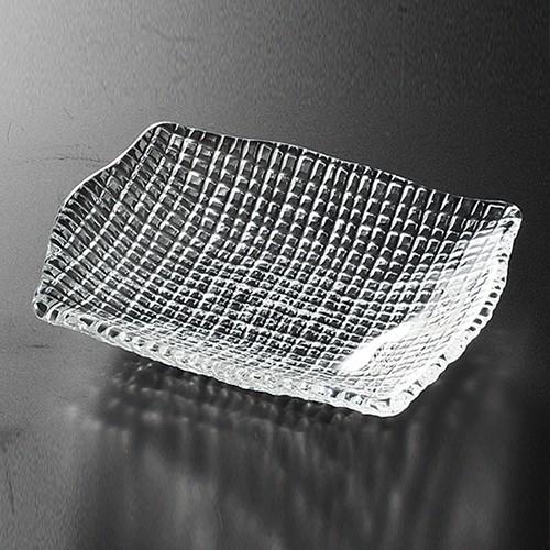 ガラスプレート トルコ製 グロウ レクタングルプレート15 AR-6240 ガラス食器 角皿 四角 ...