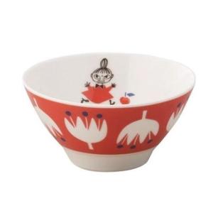 日本製 山加商店 YAMAKA  ムーミン MOOMIN ライスボール MM1002-312 リトルミイ 赤色 RD  クッカ kukka 花 フラワー 子供食器 飯碗 お茶碗 御祝  廃番商品