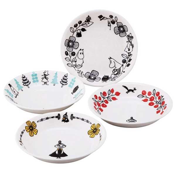 日本製 山加商店 YAMAKA ムーミン MOOMIN パスタプレートセット ４枚セット ムーミンバ...