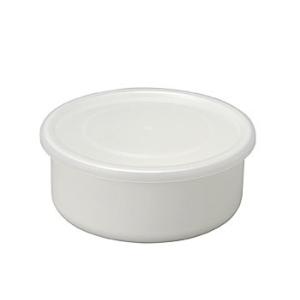 野田琺瑯 ホーロー White Series ホワイトシリーズ ラウンド 約16cm 保存容器 シー...