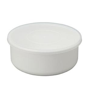 野田琺瑯 ホーロー White Series ホワイトシリーズ ラウンド 約19cm 保存容器 シー...