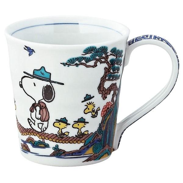 山加商店 YAMAKA 日本製 九谷焼 SNOOPY PEANUTS 九谷焼　マグ（山水） SN36...