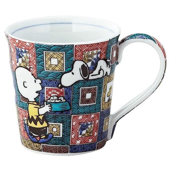 山加商店 YAMAKA 日本製 九谷焼 SNOOPY PEANUTS 九谷焼 マグ（石畳） SN36...