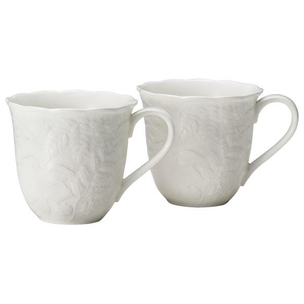 ナルミ NARUMI ホニトンレース Honiton Lace ペアマグカップ (ブライト) 519...
