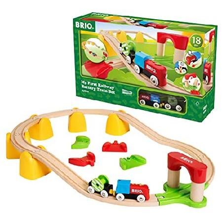 BRIO (ブリオ) レールウェイ マイファースト バッテリーパワーレールセット [ 木製レール お...