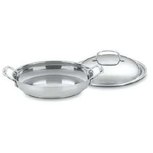 Cuisinart 725-30D Chef's Classic Stainless 12-Inch Everyday Pan with Dome Cover [並行輸入品]｜koostore