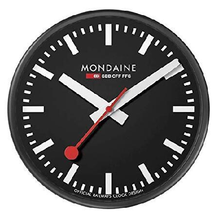 MONDAINE (モンディーン) 掛け時計 ウォールクロック ブラック A990.CLOCK.64...