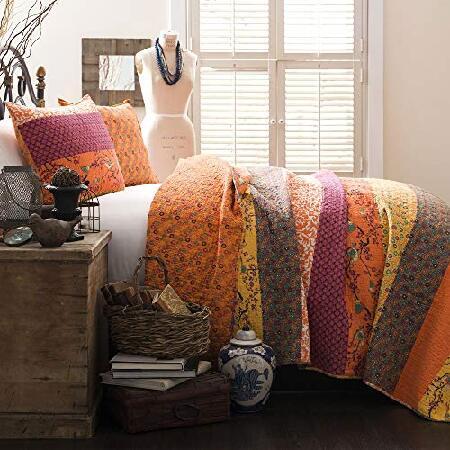 Royal Empire Quilt Tangerine 3Pc Set King