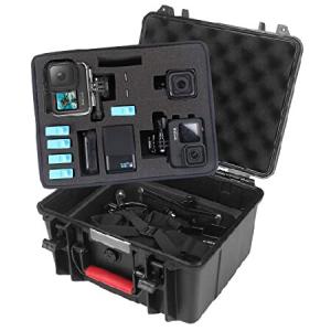 Smatree GA700-3 Waterproof Hard Case Compatible for GoPro Hero 11/10/9/8/7/6/5/4/3 Plus/3/GoPro Hero 2018/DJI OSMO Action Camera, 11.7 Liter(Camera an