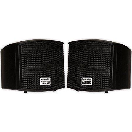 Acoustic Audio AA321B Surround Speakers, Black, Se...