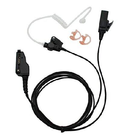 GoodQbuy 3&apos; 2-Wire Coil Earbud Audio Earpiece Mic ...