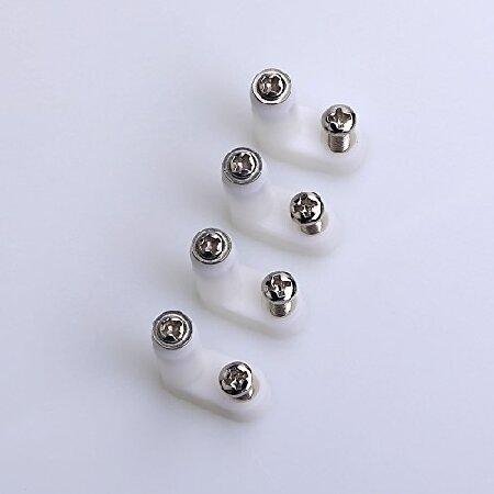 Dashtop 40 pcs L Type PCB Mounting feet / legs wit...