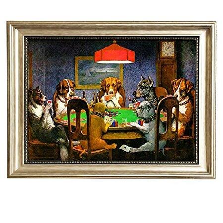 Elite Art Eliteart - ポーカーをする犬 20x23