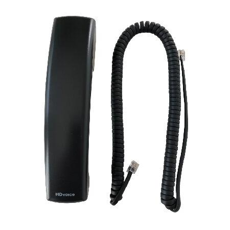 VoIP ラウンジ交換用HD音声受話器セット カーリーコード付き Polycom VVXシリーズ I...
