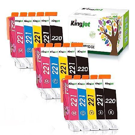 Kingjet PGI220 CLI221互換インクカートリッジ Canon PGI-220 CLI...