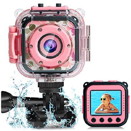 DROGRACE Children Kids Camera Waterproof Digital V...