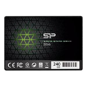 シリコンパワー240GB SSD 3D NAND（R / W最大560 / 530MB / s）S56 SLCキャッ??シュパフォーマンスブーストSATA III 2.5"7mm（0.28"）内部ソリッドステートドラ｜koostore