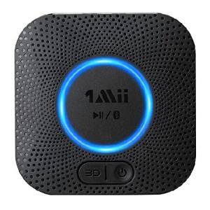 [Upgraded] 1Mii B06 Plus Bluetooth Receiver, HiFi Wireless Audio Adapter, Bluetooth 5.0 Receiver with 3D Surround aptX HD aptX Low Latency for Home Mu