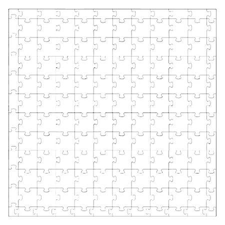 Hygloss Products Blank Community Puzzle - Create-A...