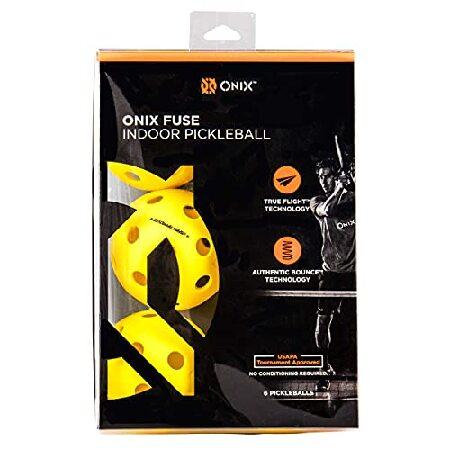 Escalade Onix Fuse Indoor Pickleballs, Yellow (pac...