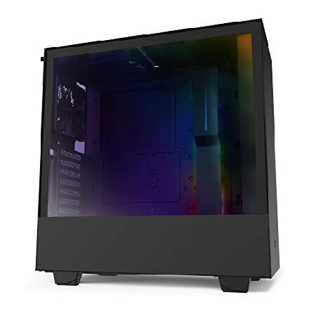 NZXT H510i RGB Black ＆ Black ミドルタワーPCケース 強化ガラスモデル ...