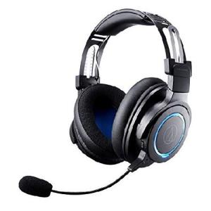 Audio-Technica ATH-G1WL Premium Wireless Gaming Headset for Laptops, PCs, ＆ Macs, 2.4GHz, 7.1 Surround Sound Mode, USB Type-A, Black, Adjustable