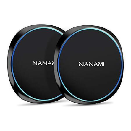 NANAMI Fast Wireless Charger [2 Pack] - Qi Certifi...