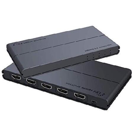 4K@60Hz HDMI Splitter 1 in 4 Out, WeJupit HDCP 2.2...