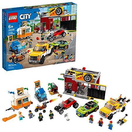 LEGO City Tuning Workshop Toy Car Garage 60258, Co...