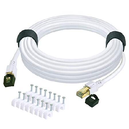 QIFGUO Cat 8 Ethernet Cable 15 ft Internet Network...