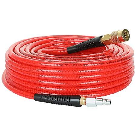 Hromee 1/4-Inch x 50 Feet Polyurethane Air Hose wi...